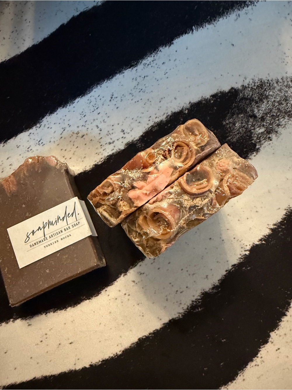 Soapminded Handmade Artisan Bar Soap - Turkish Mocca (Set of 3) - Picture 3 of 6